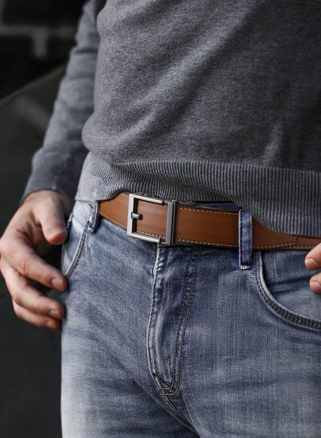 تشاورين حزام رجالي من الجلد من تشاورين - أحزمة رجالية كاجوال مناسبة لجميع المناسبات (35 مم) - Image 2