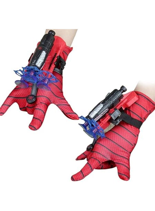 2 pcs Spider Role-Play Toy, Spider Web Shooters Toy, Hero Launcher Wrist Toy Set, Kids Superhero Spider Role-Play Toy Cosplay - Image 1
