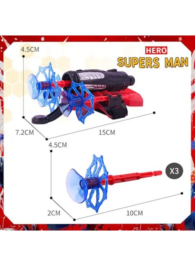 2 pcs Spider Role-Play Toy, Spider Web Shooters Toy, Hero Launcher Wrist Toy Set, Kids Superhero Spider Role-Play Toy Cosplay - Image 2