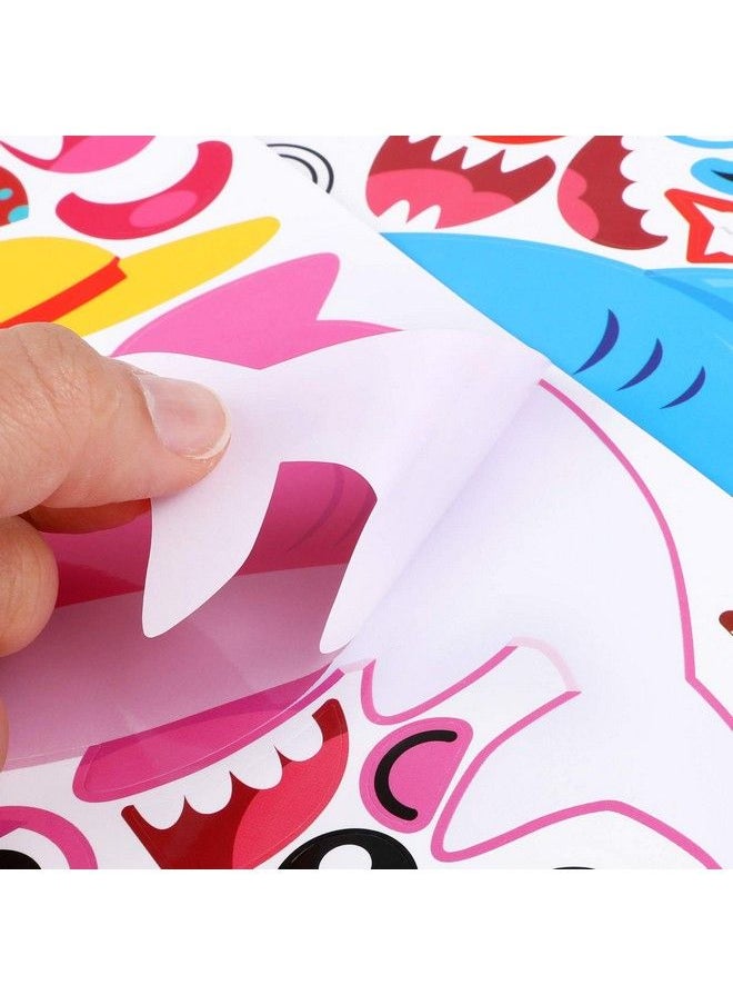 24 Sheets Shark Make Your Own Stickers Decorative For Kids Shark Theme Sticker Mix And Match Shark Sticker Shark Birthday Party Favors Crafts Supplies - pzsku/ZCEC159290B3D209C0A16Z/45/_/1688624717/ba8dc709-5ef8-4669-a4d9-f76b0bb0b8aa