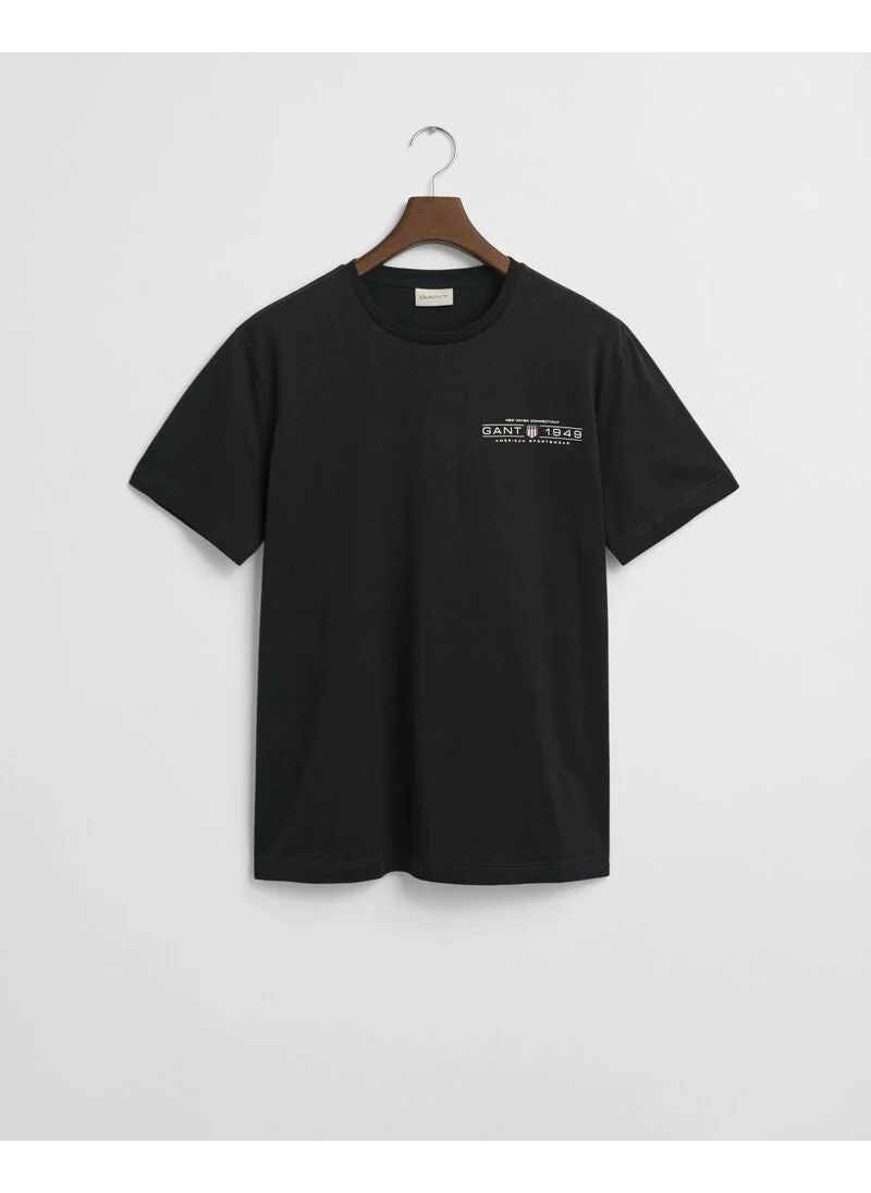 غانت PRINTED GRAPHIC SS T-SHIRT
