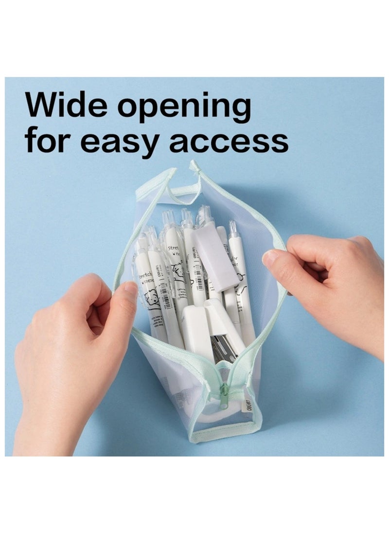 Deli 1-Piece Clear Pencil Pouch With Zipper Closure  - Image 3