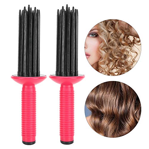 Brrnoo Hair Curling Roll Comb Anti‑slip Curling Wand,hair Curler Curling, Professional Hair Stylists Styling Comb for Women Ladies, Volume Hair Tool Defining Comb Hairstyling Tools - Image 5