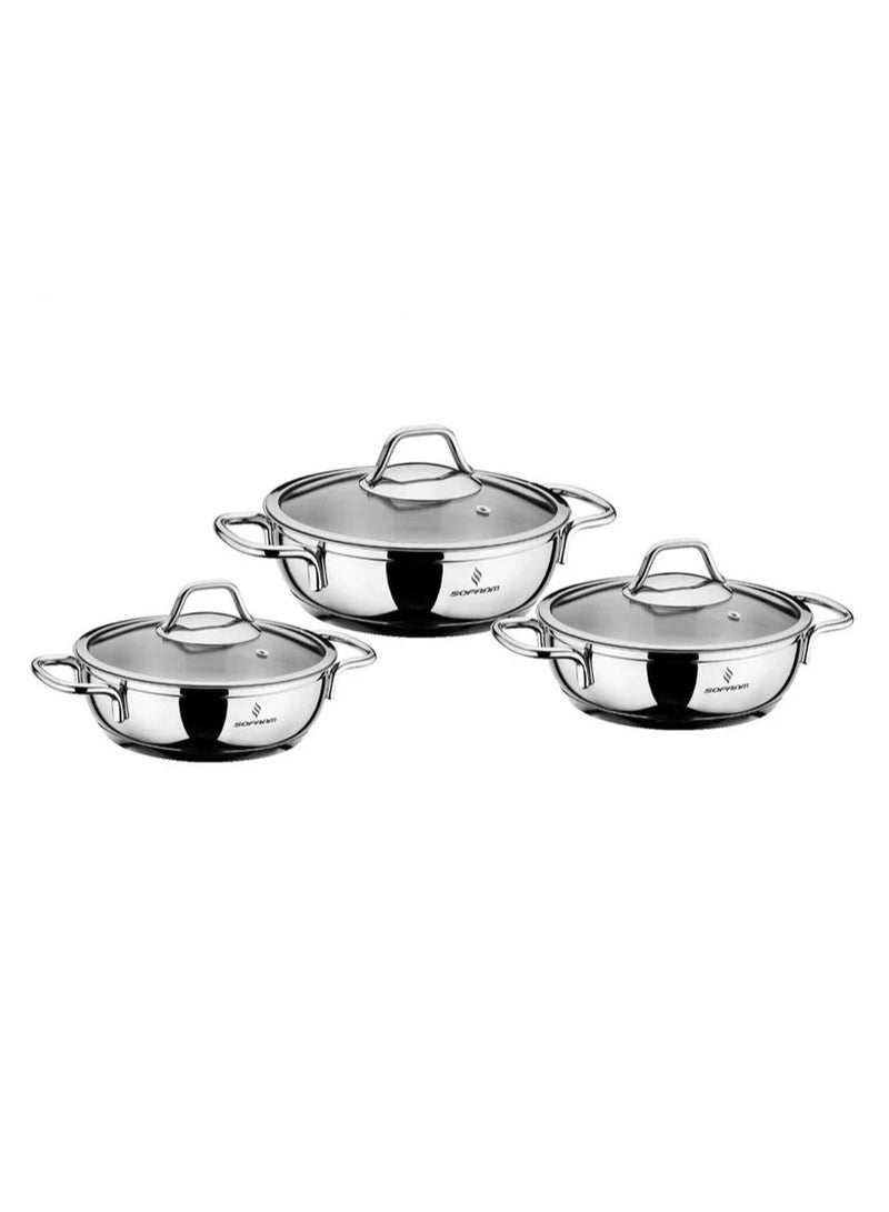 Sofram Sofram stainless steel omelet cookware set 6 piece  - Image 1