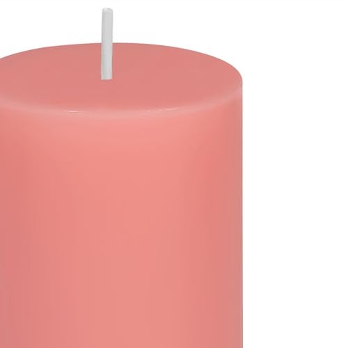 PROSPERRO LUMO by Parkash Candles Unscented Pillar Candles Set of 3 || 2x2, 2x4, 2x6 Inches || Paraffin Wax Candles || Home Decor (Pink) - Image 4