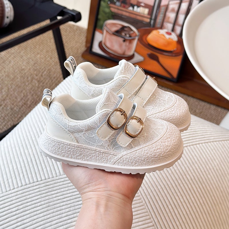 Girls Princess Shoes Spring New Baby Shoes Lace Mesh Toddler Shoes Soft Sole Anti-Slip Baby Toddler Shoes - Image 5