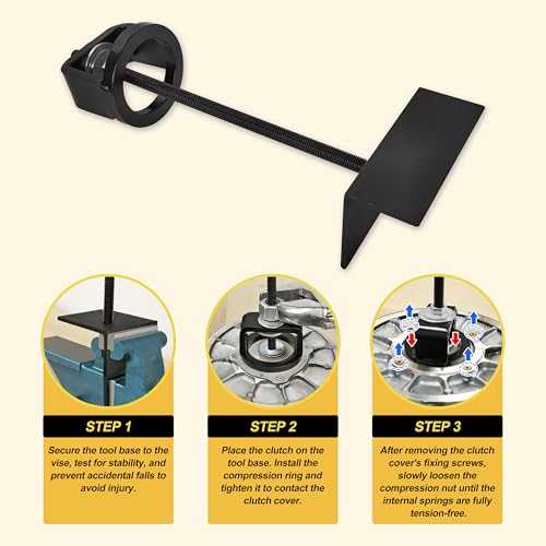 FLYINGAMZ Clutch Compression Tool CCT510 - Secondary Clutch Tool Competible with Most Polaris Sportsman 700&800 EPI RZR Yamaha Suzuki Kawasaki ATV|UTV and Snowmobile Clutches - Image 3
