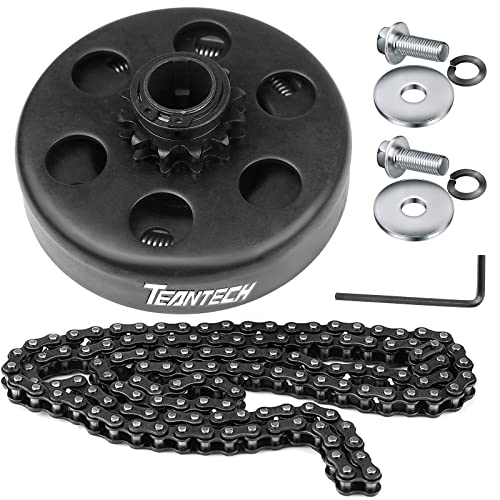 TEANTECH قابض كارت 3/4" ثقب 10T مع سلسلة #40 41 420 لكارت ميني بايك ييرف-دوغ مع محركات تيكومسيه - Image 1
