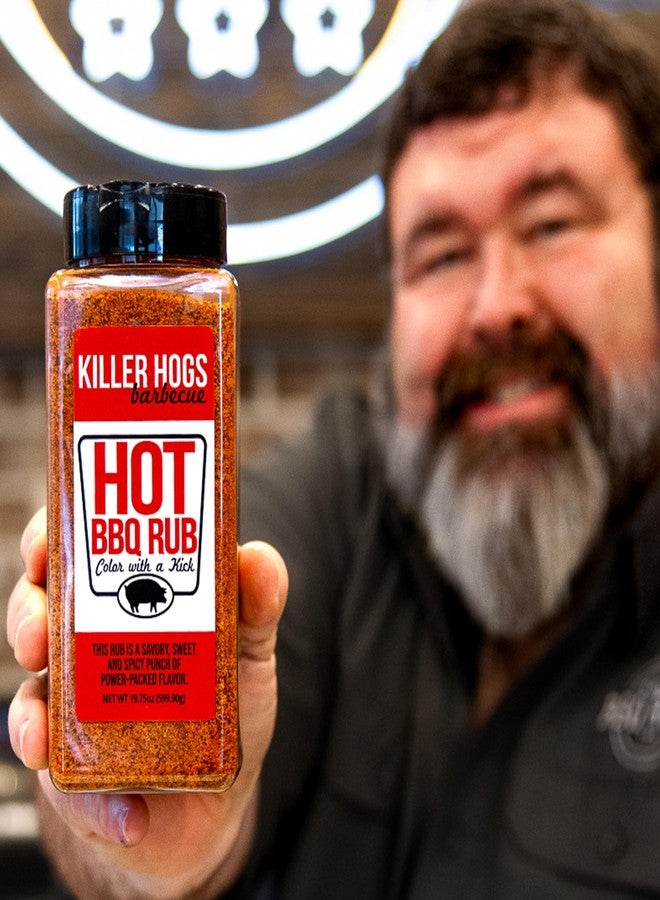 Killer Hogs توابل كيلر هوغز الحارة للشواء | توابل مثالية للشواء على اللحم البقري، والستيك، والبرغر، ولحم الخنزير، والدجاج | 19.8 أونصة - Image 4