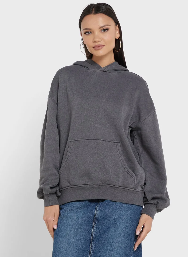 H&M Oversized Pocket Detail Hoodie