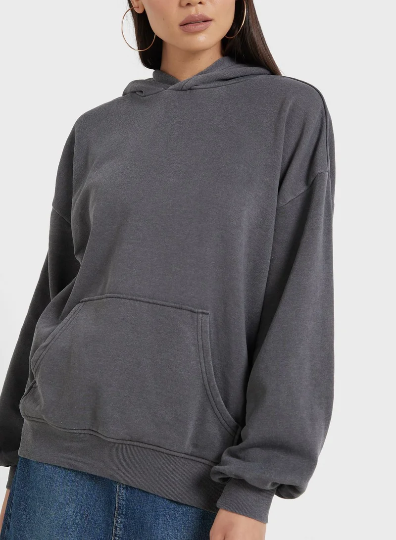 H&M Oversized Pocket Detail Hoodie