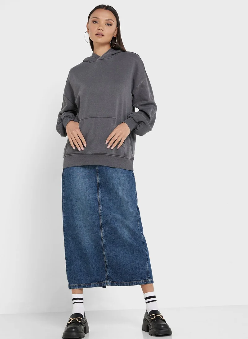 H&M Oversized Pocket Detail Hoodie