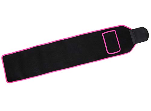 Mind Reader Waist Trainer Belt, Tummy Cincher for Exercise, Slimming Stomach Shaper for Men and Women, Sport Girdle, Neoprene, 40 in., Medium, Pink - Image 2