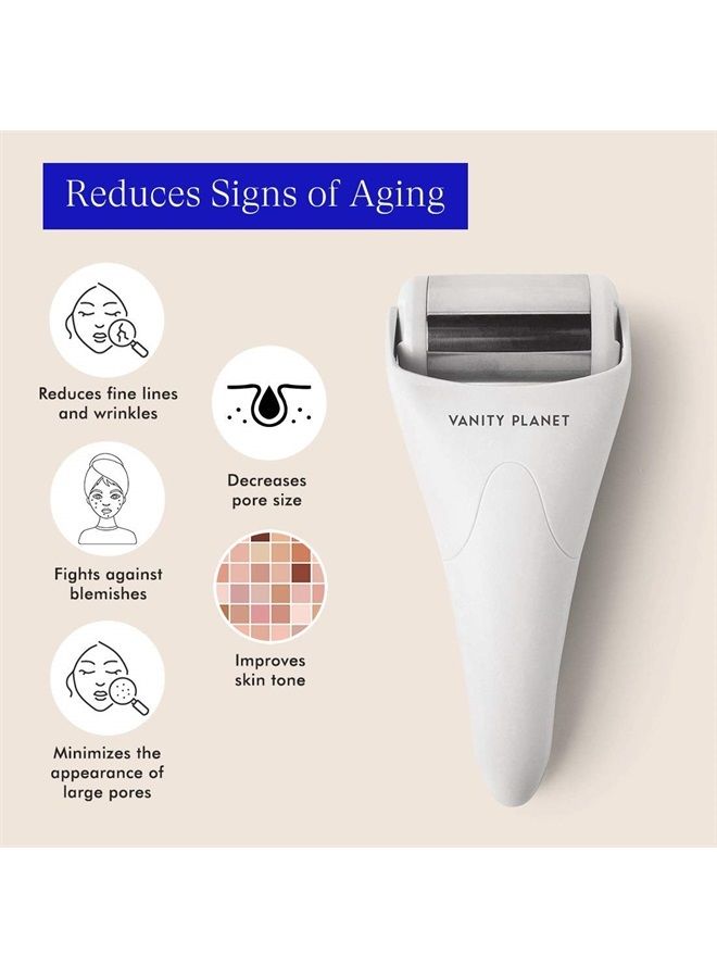 Revive Professional Facial Face and Eye Ice Roller for Anti Aging, Wrinkles, Pain Relief and Skin Care