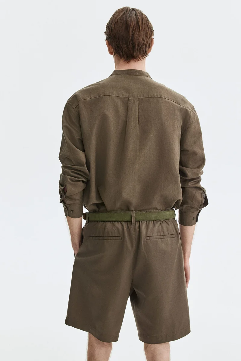 H&M Relaxed Fit Linen-blend shorts