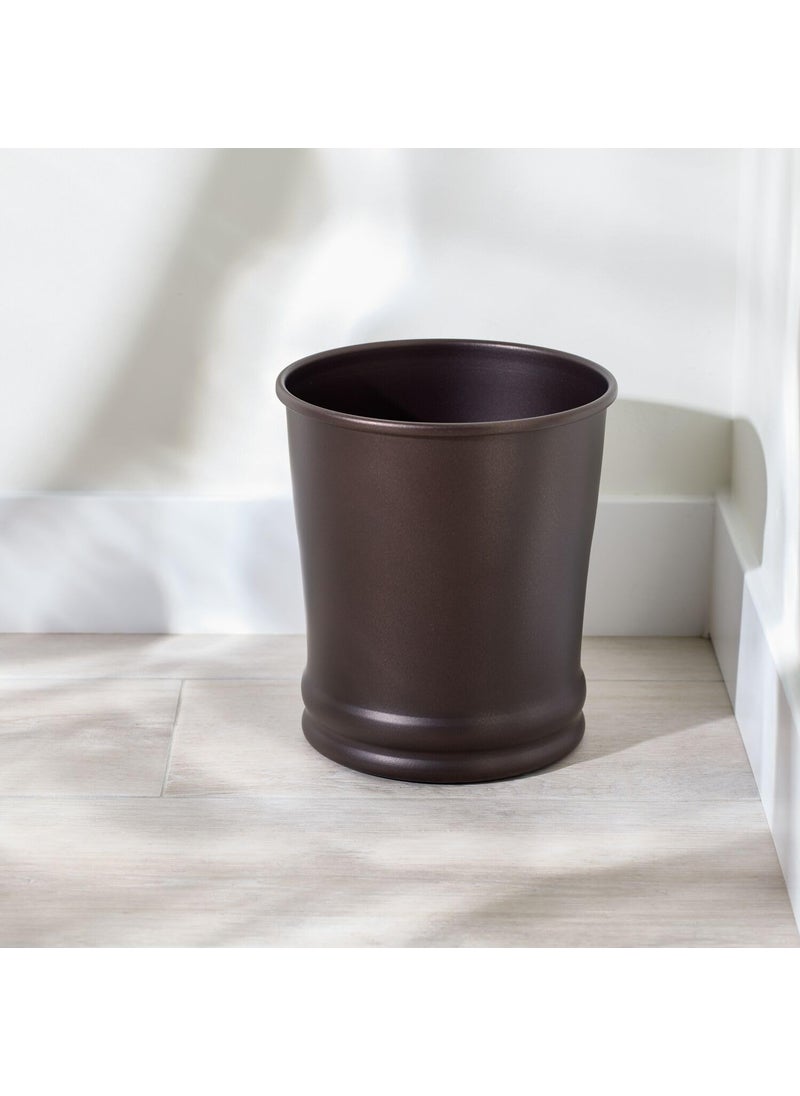 InterDesign iDesign Round Metal Waste Basket, The Olivia Collection – 9" x 9" x 10", Bronze  - Image 4