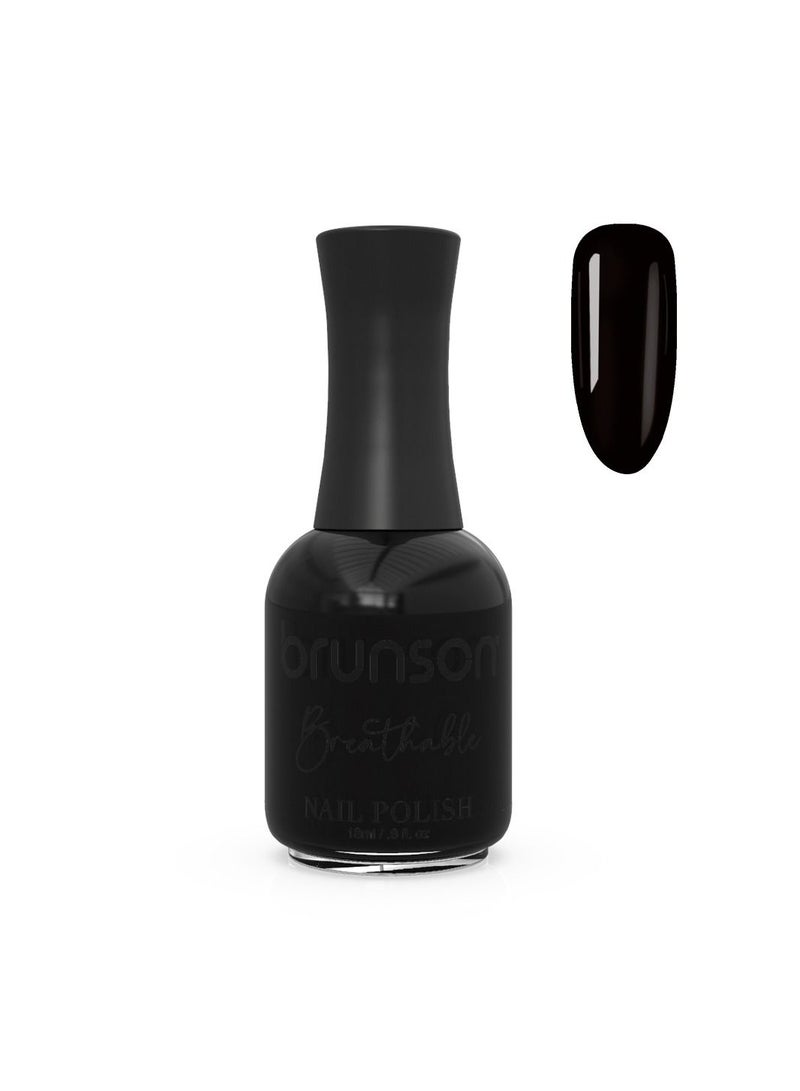 Brunson Breathable Nail Polish Halal Nail Lacquer Wudu friendly Quick Dry long lasting but easy peel off Glossy Shine Water Based Nail paint 18ml