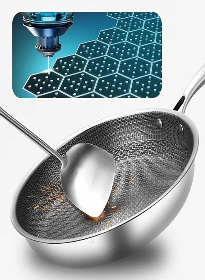 Wok Pan with High Quality Materials and Professional Design - Creative Chefs! - Generic