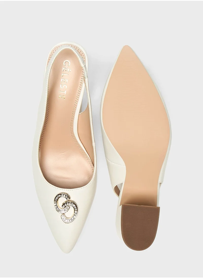 سيليست Sling Back Pumps