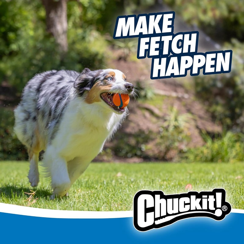 Chuckit! Fetch Ball Medley, Medium, Dog Ball, 3 Pack, Whistler, Max Glow, and Rebounce Balls Included - Image 5