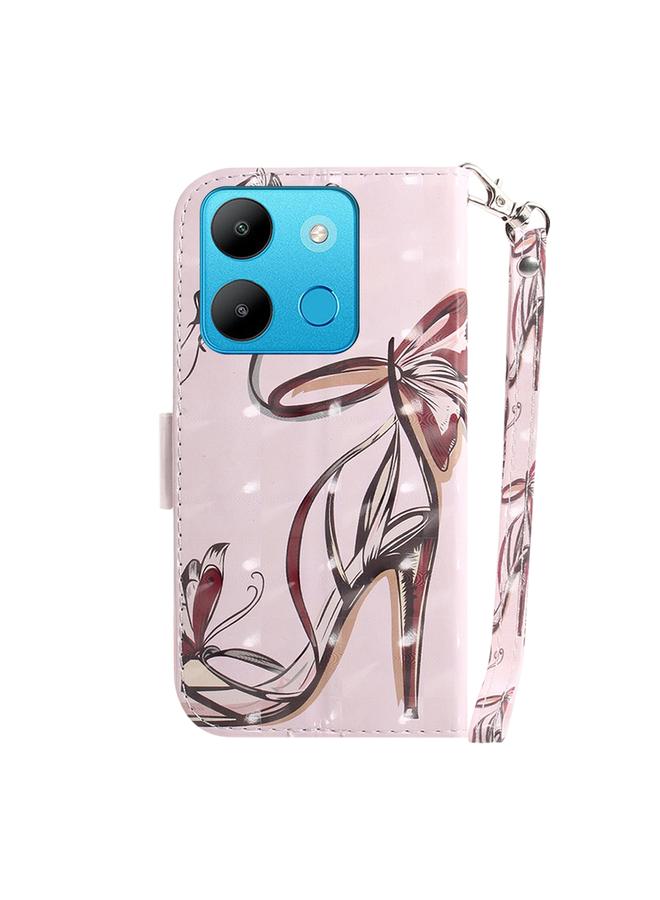 S-TOP Case For Infinix Smart 7 African 3D Colored Horizontal Flip Leather Phone Case - Image 3