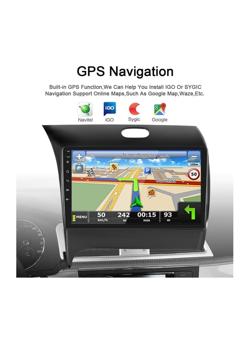 SHEZA STAR - Android Car Stereo for KIA Cerato K3 Forte 2013 2014 2015 2016 2017 2018 1GB RAM 32GB ROM 9 Inch MirrorLink WiFi BT, DSP IPS Touch Screen with AHD Camera Included - Image 1