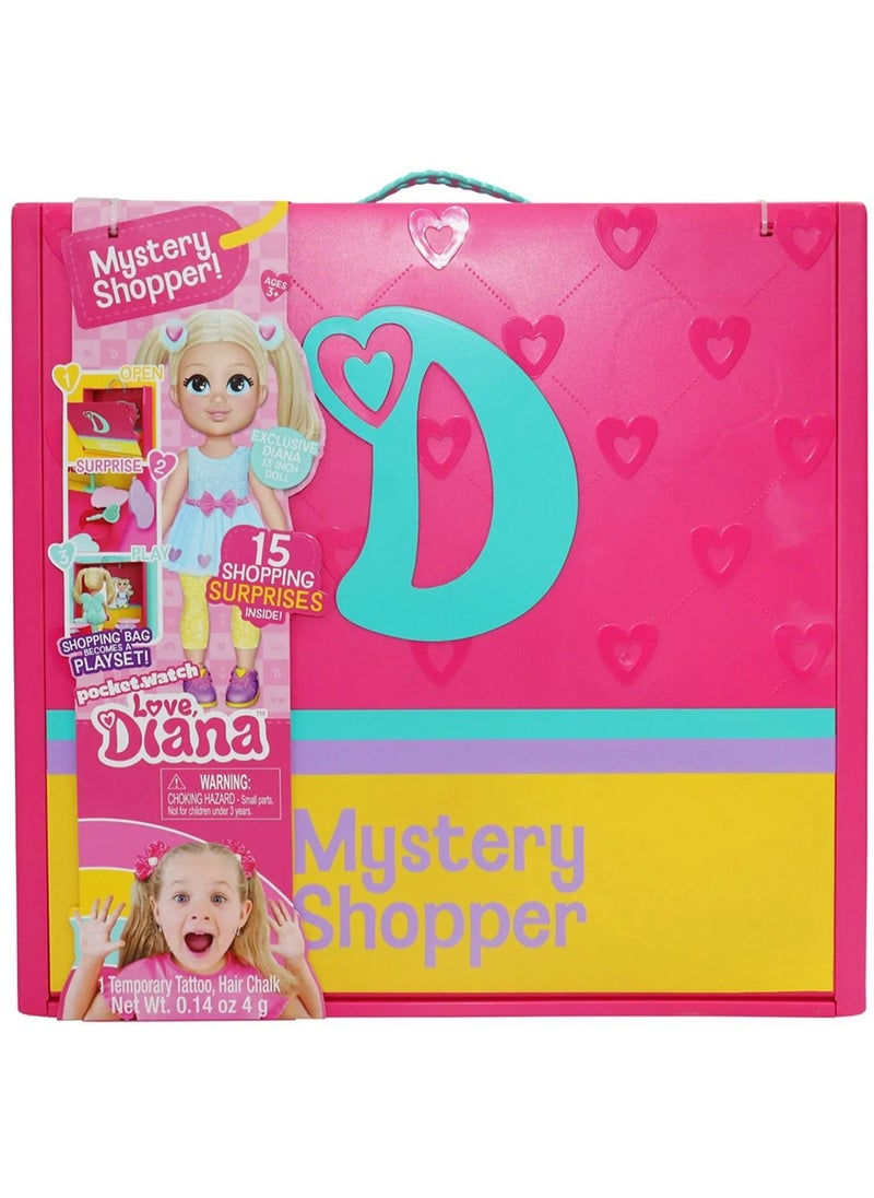 الحب ديانا - أحب مجموعة لعب Diana Mystery Shopper مع دمية ومفاجآت - Image 1