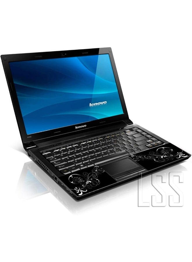 LSS 15 15.6 inch Laptop Notebook Skin Sticker Cover Art Decal Fits 13.3" 14" 15.6" 16" HP Dell Lenovo Apple Asus Acer Compaq (Free 2 Wrist Pad Included) Vines Floral - Image 2