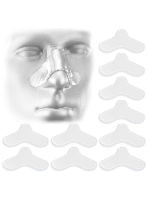 Nasal Pads for CPAP Mask - CPAP Nose Pads - CPAP Supplies for CPAP Machine - Sleep Apnea Mask Comfort Pad - Custom Design & Can Be Trimmed to Size - CPAP Cushions for Most Masks(10 Pack)