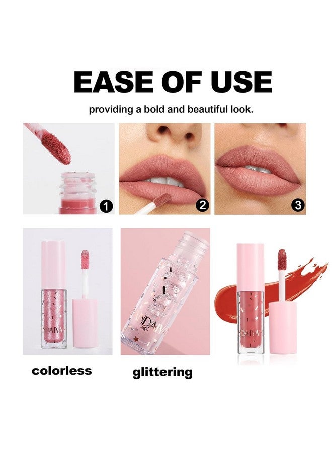 Ruby Face RUBYFACE Matte Liquid Lipstick Set,12 Colors Highly Pigmented Super Stay Liquid Velvet Lipstick, Waterproof Long Lasting Lip Gloss Set, for Women Girl 2ml x 12 - Image 5