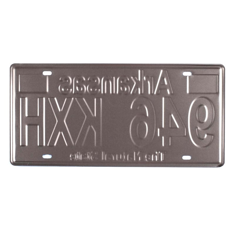 Eazywagon "Arkansas - 946 KXH" Vintage Retro Metal Signs - License Wall Plate, Car Tag - Ideal for Cafe, Restaurant, Shop, Home, Hotel, Club, Office, Living Area - Design Plaque - Image 3
