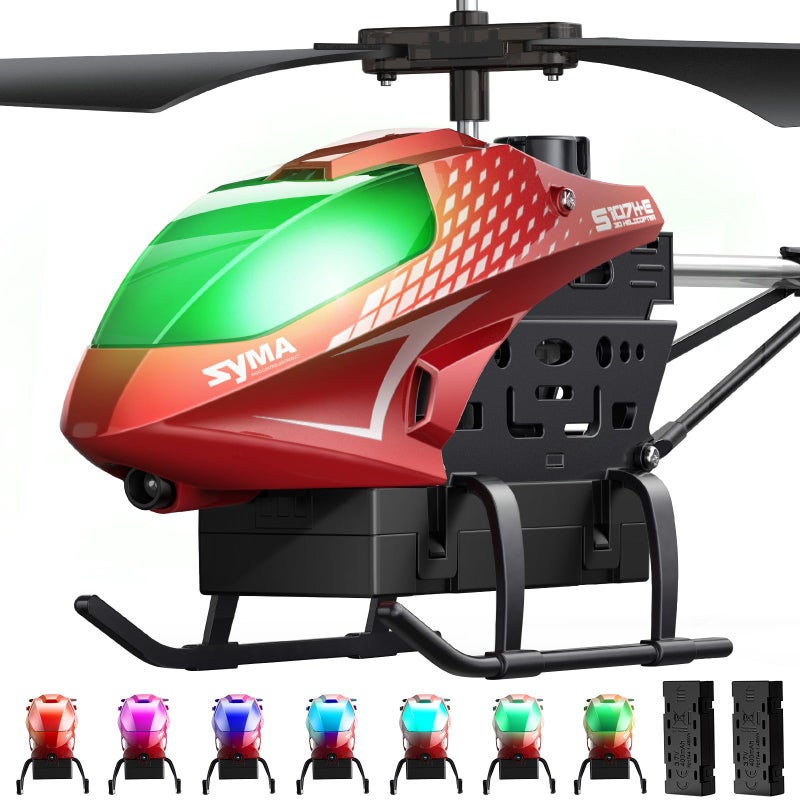 SYMA RC Helicopter Remote Control Helicopter with 40 Mins Flight Time2 Batteries Auto Obstacle Avoidance 7 LED Lights and Altitude Hold Gifts Toys for Kids 812 - Image 2