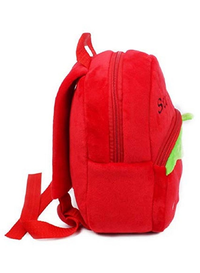 Blue Tree Cute Kids Backpack Toddler Bag Plush Animal Cartoon Mini Travel Bag For Baby Girl Boy 1-6 Years, Ideal For Gifting For Kids (Red-Strawberry) - Image 3