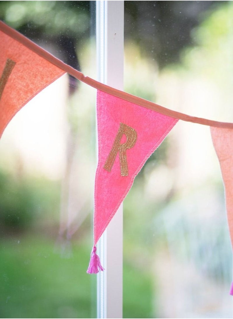 توكينج تيبلز زينة أعياد ميلاد قماشية وردية - Image 5