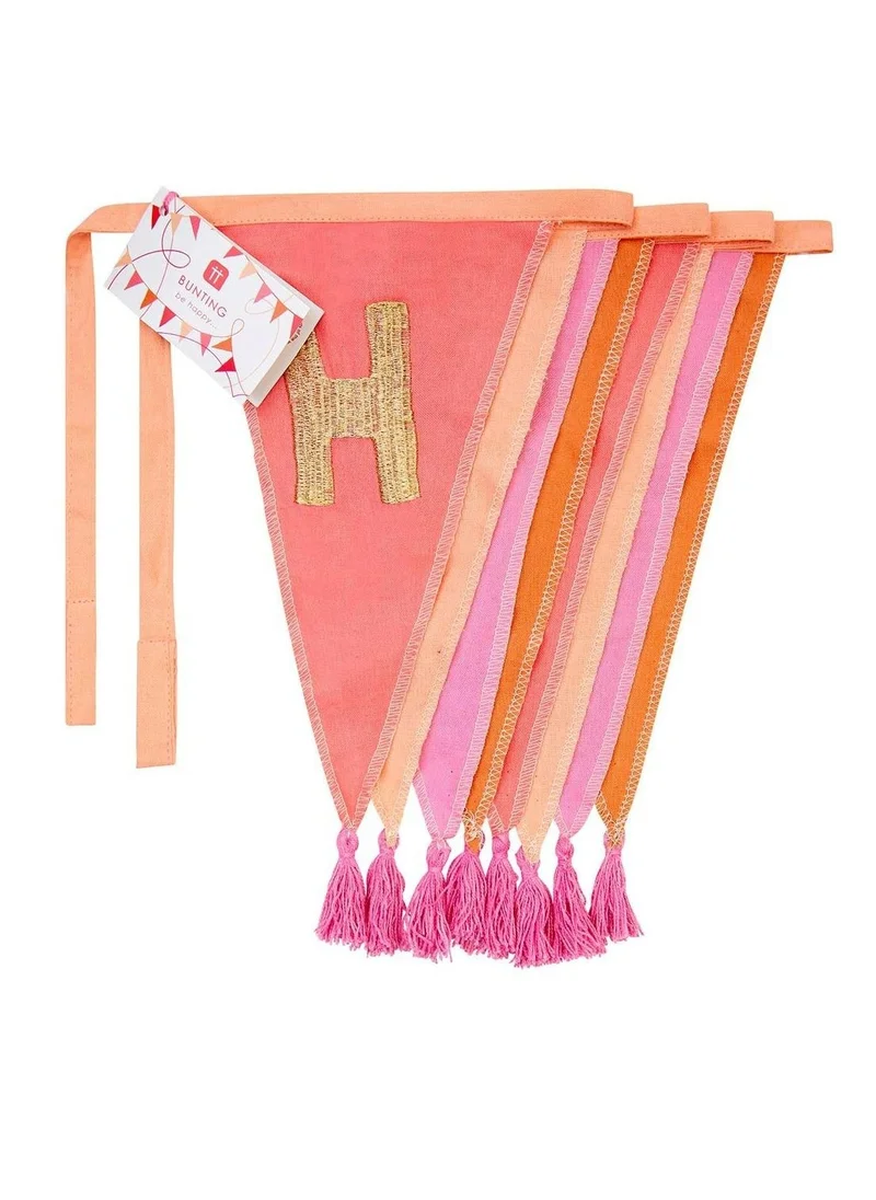 توكينج تيبلز Birthday Fabric Bunting Pink