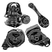 BEBLEPANY Engine Motor Transmission Mount Kit 4pcs Compatible with Fits 1990 1993 Honda Accord 22L for Auto Transmission Replace A6509 A6512 A6519 A6547 - Image 2