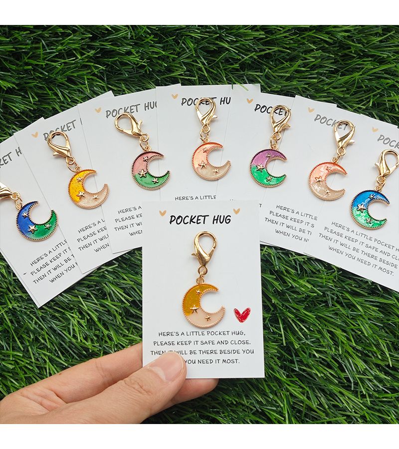 4pcs Ramadan Keychain Set With Heart Card Star Moon Theme Gift For Her Him - Image 2