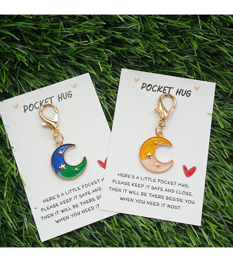 4pcs Ramadan Keychain Set With Heart Card Star Moon Theme Gift For Her Him - Image 5