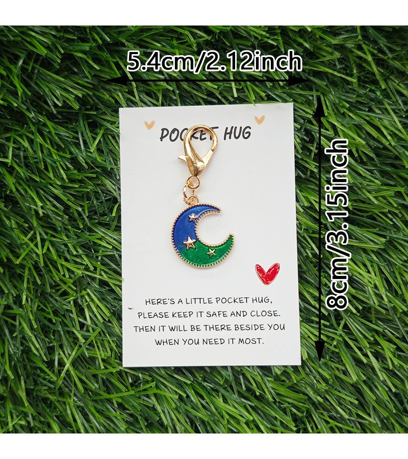 4pcs Ramadan Keychain Set With Heart Card Star Moon Theme Gift For Her Him - Image 3