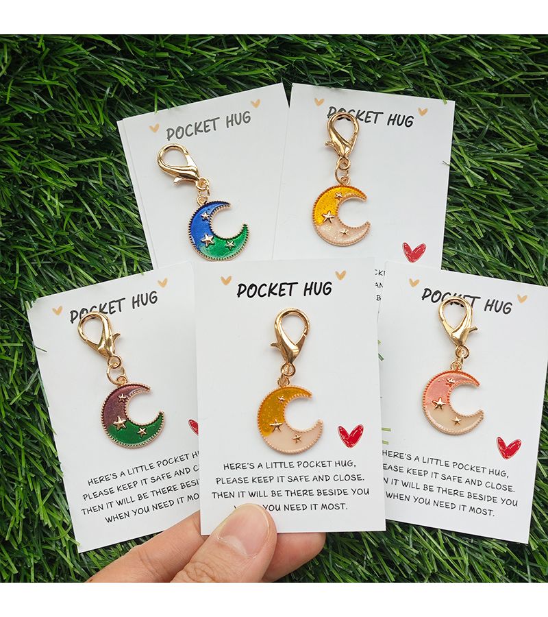 4pcs Ramadan Keychain Set With Heart Card Star Moon Theme Gift For Her Him - Image 4