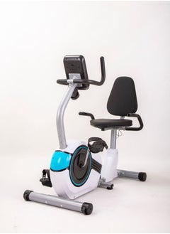 Horizontal Magnetic Control Recumbent Exercise Bike 8-Levels Resistance 100KG, White - pzsku/ZCEC3423590F2B7C5BA16Z/45/_/1697564079/dbc5f31f-d0e1-4c73-b20e-e4b1a616c161