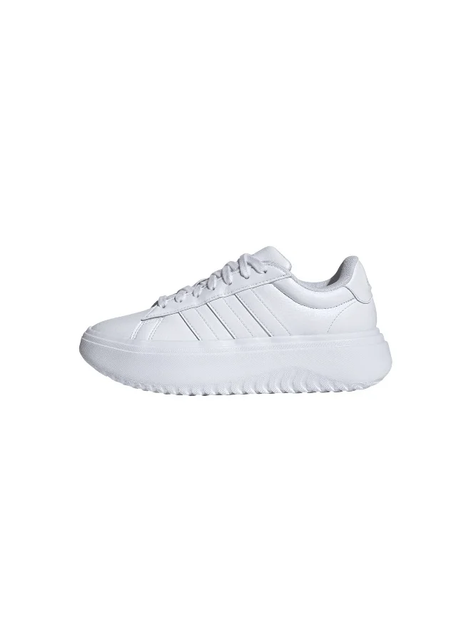 Adidas  Grand Court Platform White Sportwear Shoes 3 for Women | Best Price UAE
