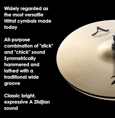 Zildjian زيلدجيان، صنجات هاي هات 14 بوصة، 14" (A0133) - Image 4
