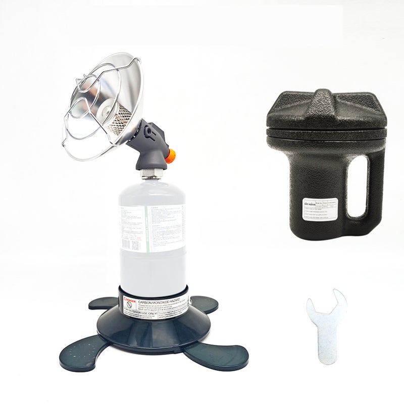 Portable Gas Heater: Adjustable Temperature Settings, High Power Output - Safe Ignition Device, Propane Heater for Outdoor Tent Activities, Cold Weather Travel - Image 1