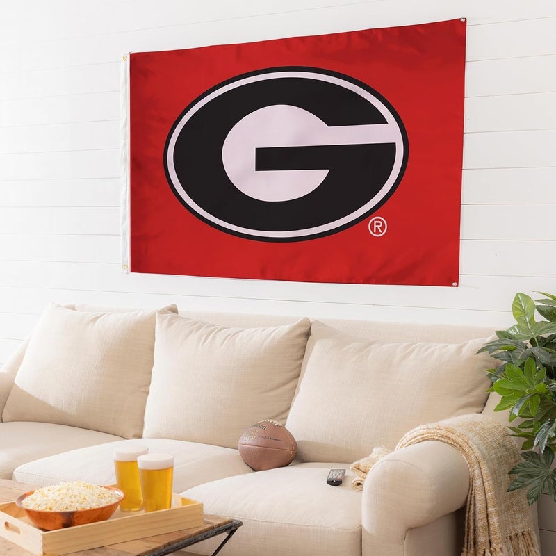 BSI NCAA Georgia Bulldogs G Logo 3x5 Foot Flag with Grommets - Image 2