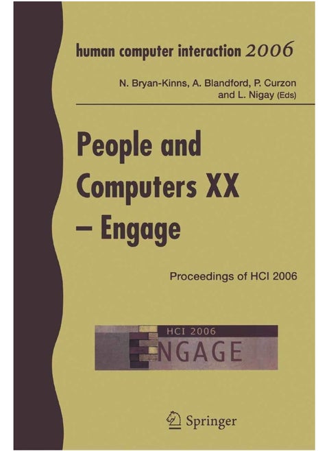 People and Computers XX - Engage: Proceedings of HCI 2006