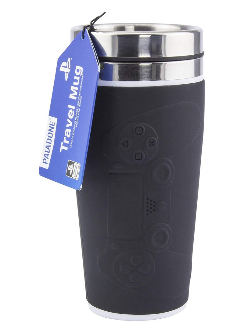 PALADONE PLAYSTATION CONTROLLER TRAVEL MUG - Image 1