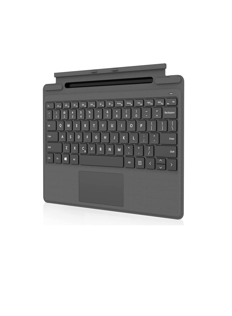 Surface Pro 11/10/9/8 Keyboard, Wireless Bluetooth Keyboard for Microsoft Surface Pro 11/Pro 10 2024/Pro 9/Pro 8/Pro X 13 Inch, Rechargeable Detachable Keyboard with Trackpad/Pen Holder , Black - Image 4