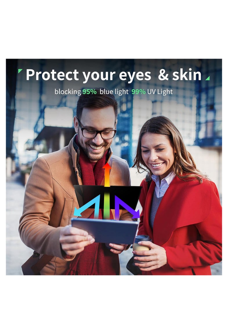 Privacy Screen Protector for Surface Pro 11/10/9/8/X -13 Inch, Anti Glare Filter, Anti Blue Light Film, Nano Removable Shield Microsoft Pro 9 Accessories, Reusable Cover Matte Bubble Free Guard - Image 4