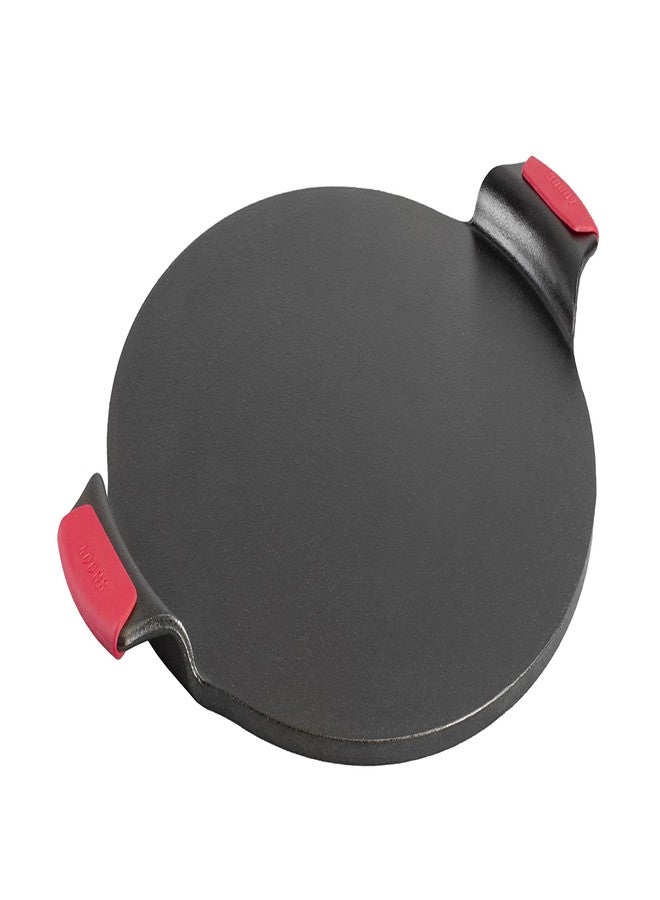 Lodge Cast Iron 15-Inch Pizza Pan with Silicone Grips - Image 1